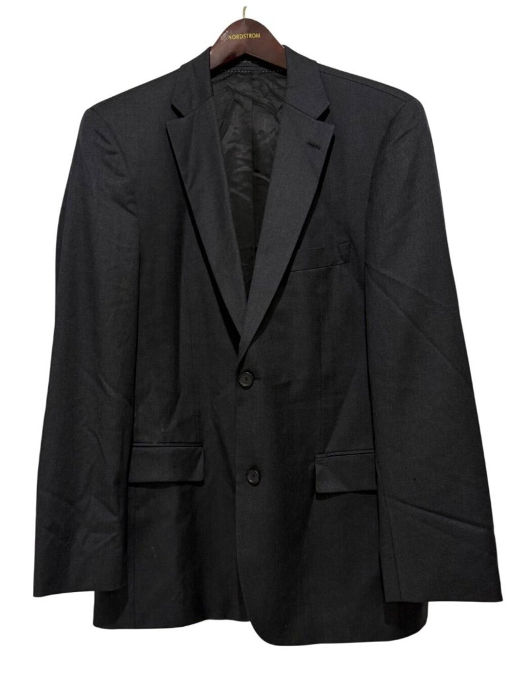 Hugo Boss Black Super 100 Wool Blazer Jacket Reda Italian Fabric Size Mens 40R